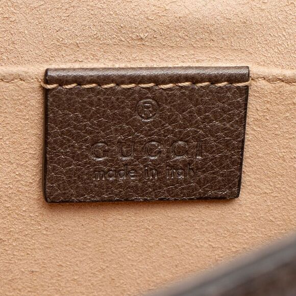 Gucci Leather Crystal Heart Linea Totem Small Crossbody - Picture 8 of 16